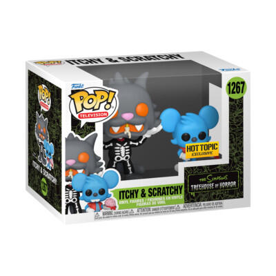 POP THE SIMPSONS TREEHOUSE OF HORROR ITCHY & SCRATCHY 1267