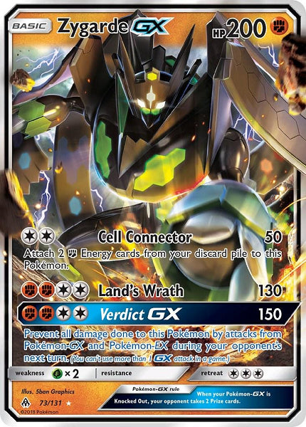 ZYGARDE GX 73/131 (POKEMON FORBIDDEN LIGHT) (usagé)