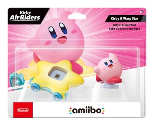 AMIIBO KIRBY & WRAP STAR (KIRBY AIR RIDERS SERIES)