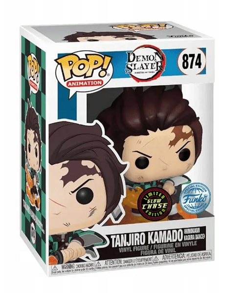 POP DEMON SLAYER 874 - TANJIRO KAMADO (HINOKAMI KAGURA DANCE) (CHASE) (usagé)