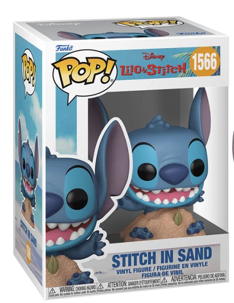 POP LILO & STITCH 1566 - STITCH IN SAND (usagé)