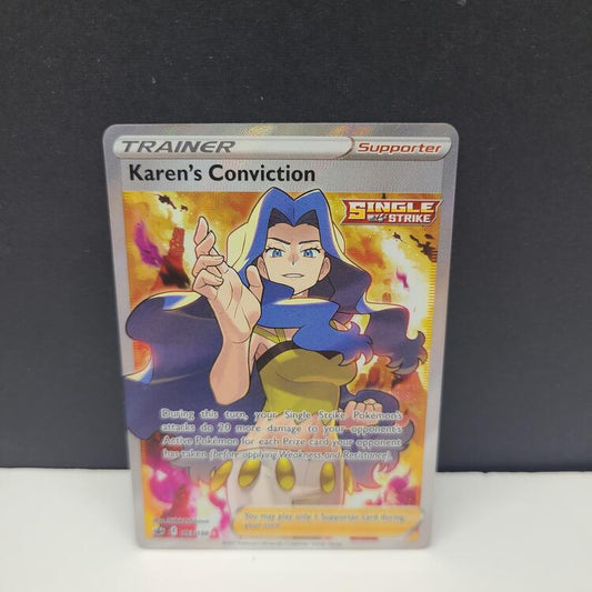 KAREN'S CONVINCTION 193/198 (POKEMON CHILLING REING)
