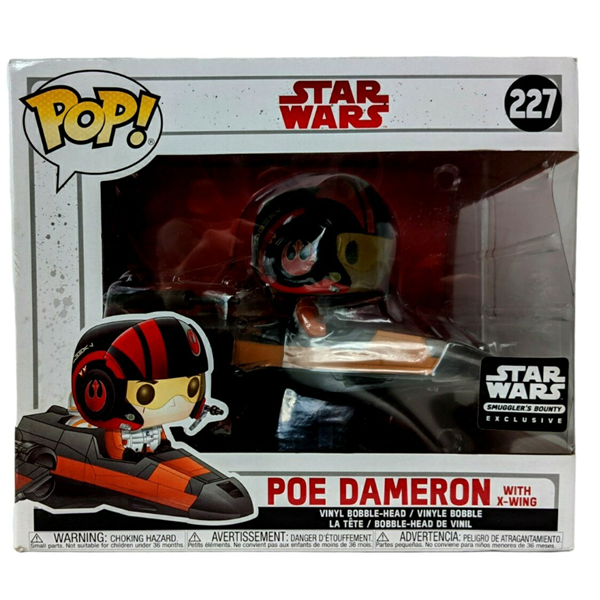 POP STAR WARS 227 - POE DAMERON WITH X-WING (usagé)