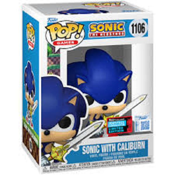 POP SONIC THE HEDGEDOG 1106 - SONIC WITH CALIBURN (usagé)