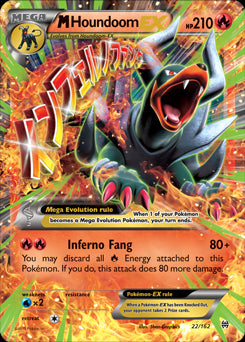 M HOUNDOOM EX 22/162 (POKEMON BREAKTHROUGH) (usagé)