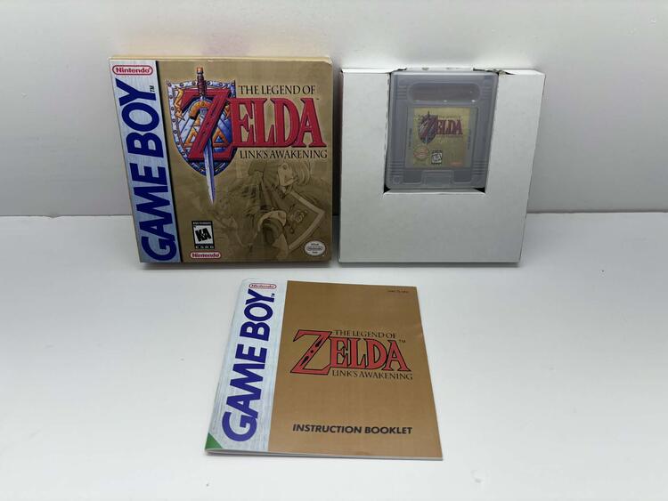 THE LEGEND OF ZELDA LINK'S AWAKENING (CUSTOM BOX AND MANUAL)