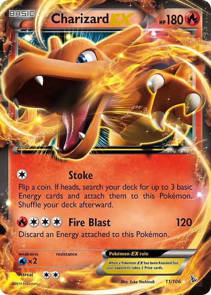 CHARIZARD EX 11/106 (POKEMON FLASHFIRE) (usagé)