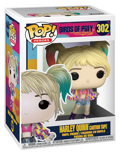 POP BIRDS OF PREY 302 - HARLEY QUINN CAUTION TAPE (usagé)