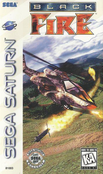 SEGA SATURN BLACK FIRE (COMPLETE IN BOX)