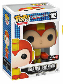 POP MEGAMAN 102 - MEGA MAN - FIRE STORM (GAMESTOP)