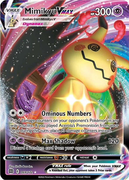 MIMIKYU VMAX 069/172 (POKEMON BRILLIANT STARS)