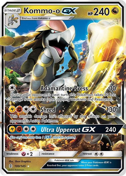 KOMMO-O GX 100/145 (POKEMON GUARDIANS RISING) (usagé)