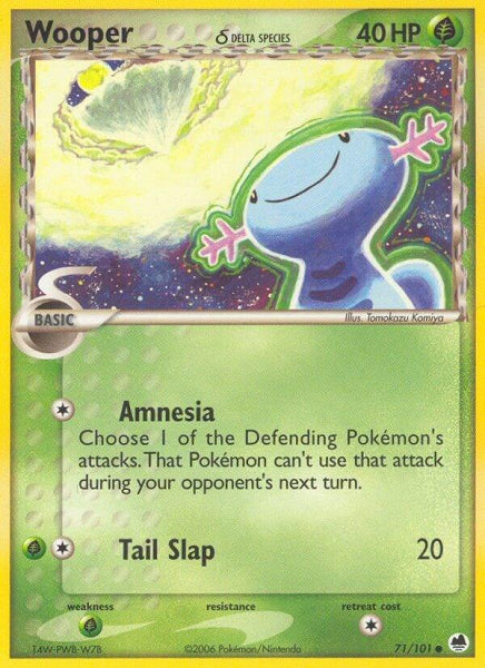 WOOPER 71/101 (POKEMON DRAGON FRONTIERS)