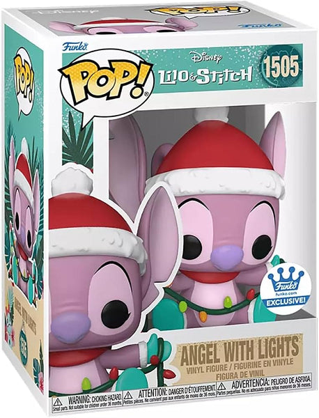 POP LILO & STITCH 1505 - ANGEL WITH LIGHTS (FUNKO EXCLUSIVE) (usagé)