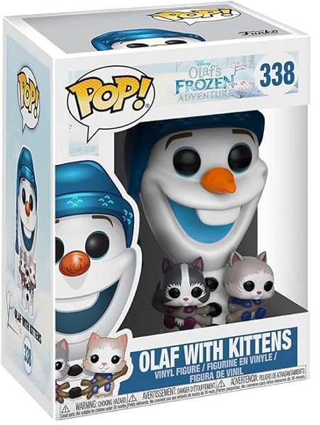 POP OLAF'S FROZEN ADVENTURE 338 - OLAF WITH KITTENS (usagé)