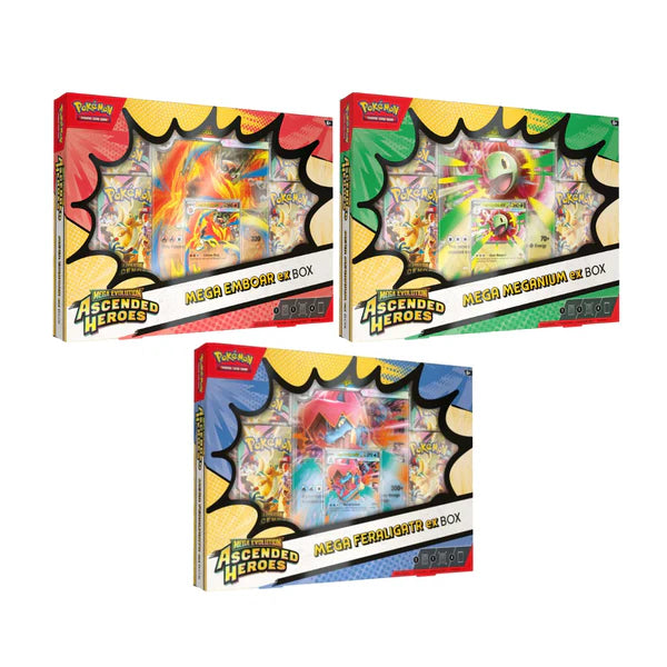 MEGA EVOLUTION ASCENDED HEROES MEGA EX BOX (usagé)