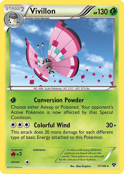 VIVILON 17/146 (POKEMON X&Y)