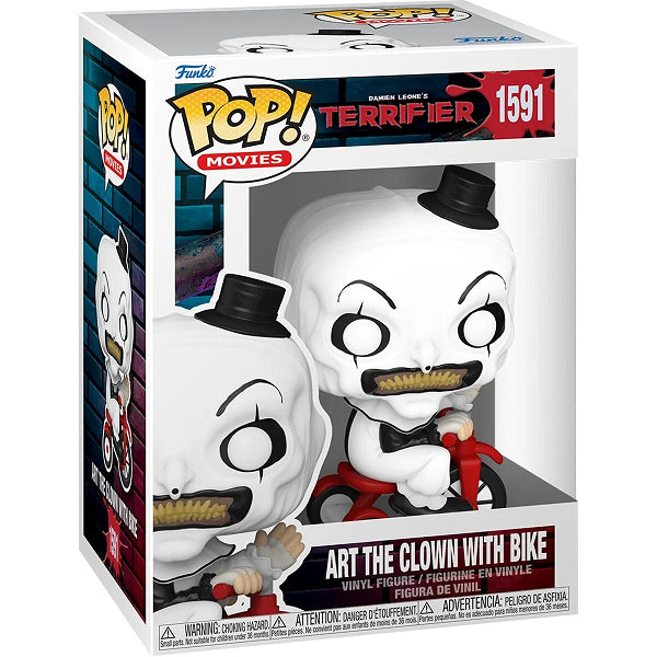 POP TERRIFIER 1591 - ART THE CLOWN WITH BIKE (usagé)