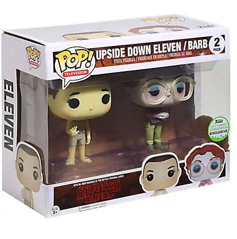 POP STRANGER THINGS 2 PACK - USIDE DOWN ELEVEN / BARB (EMERALD CITY COMIC CON 2017 LIMITED EDITION) (usagé)