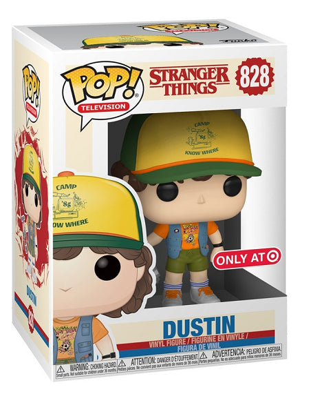POP STRANGER THINGS 828 - DUSTIN (TARGET EXCLUSIVE) (usagé)