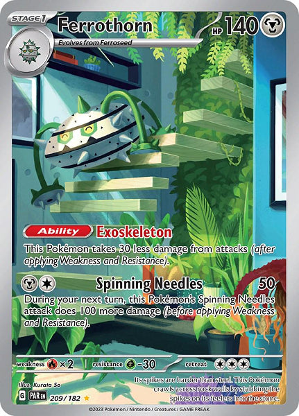 FERROTHORN 209/182 (POKEMON PARADOX RIFT) (usagé)