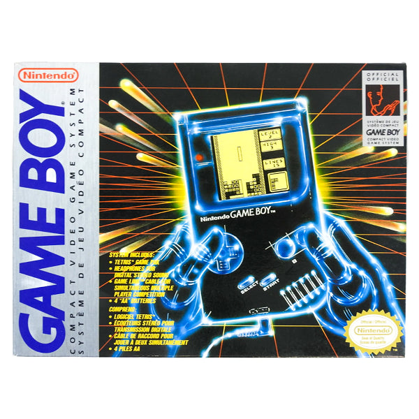 GAMEBOY GREY TETRIS BUNDLE (COMPLETE IN BOX) (usagé)