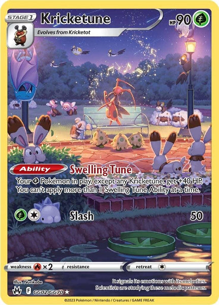 KRICKETUNE GG02/GG70 (POKEMON CROWN ZENITH)