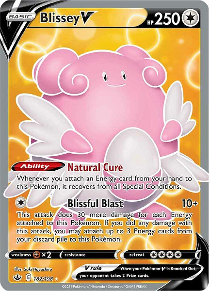 BLISSEY V 182/198 (POKEMON CHILING REIGN)