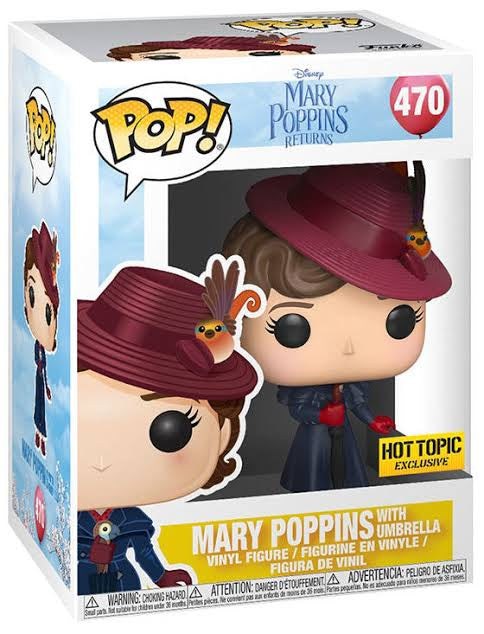 POP MARY POPPINS RETURNS 470 - MARY POPPINS WITH UMBRELLA (HOT TOPIC)