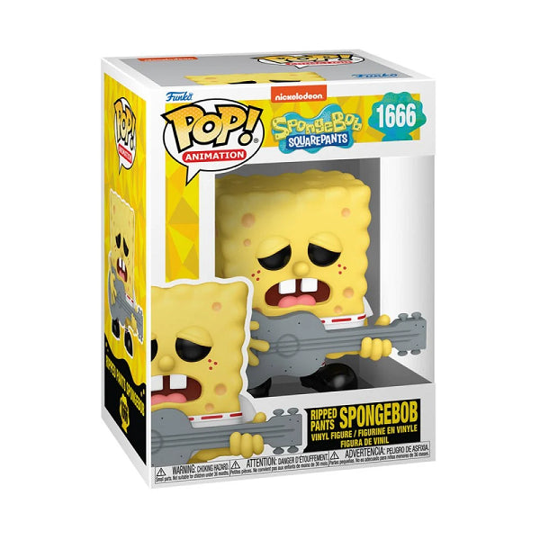 POP SPONGEBOB SQUAREPANTS 1666 - RIPPED PANTS SPONGEBOB (usagé)