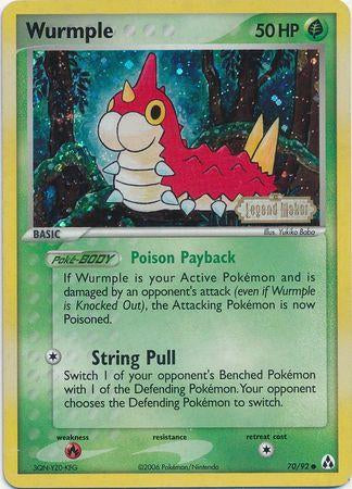 WURMPLE 70/92 (POKEMON LEGEND MAKER) (usagé)