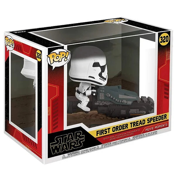 POP STAR WARS 320 - FIRST ORDER TREAD SPEEDER (MOVIE MOMENT) (usagé)
