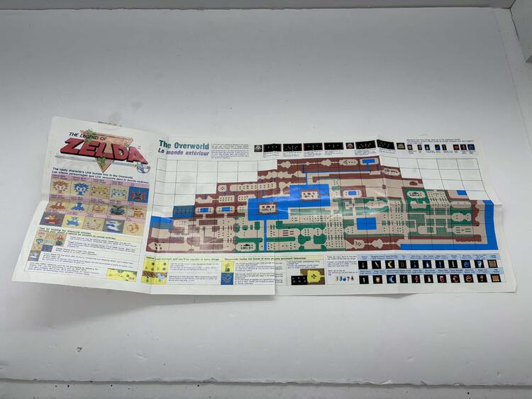 THE LEGEND OF ZELDA (COMPLETE IN BOX W/ MAP) (usagé)