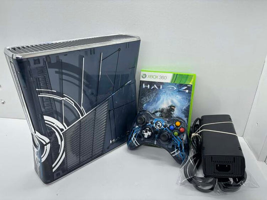 XBOX 360 MODEL 2 HALO 4 EDITION W/ GAME + 1 CONTROLLER - 320GB (usagé)