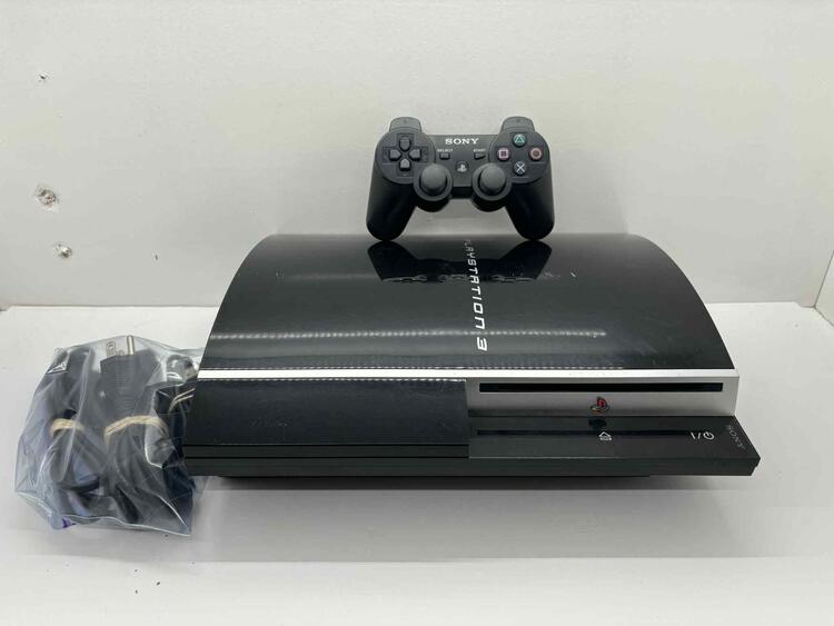 PLAYSTATION 3 MODEL 1 BLACK - 80GB + 1 CONTROLLER (usagé)