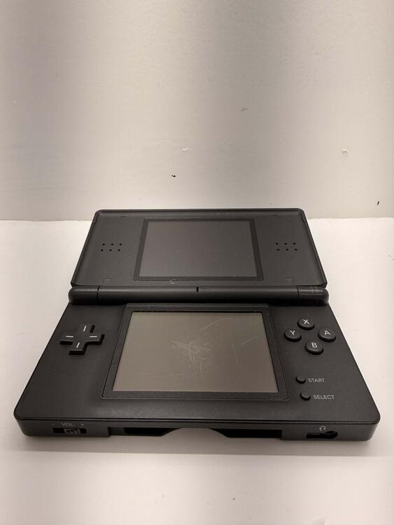 NINTENDO DS LITE COBALT / BLACK + AC ADAPTER (used)
