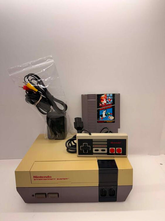 NINTENDO ENTERTAINMENT SYSTEM + 1 CONTROLLER + SUPER MARIO BROS. / DUCK HUNT (usagé)