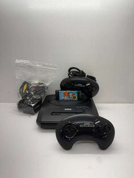 SEGA GENESIS MODEL 2 + 2 CONTROLLERS