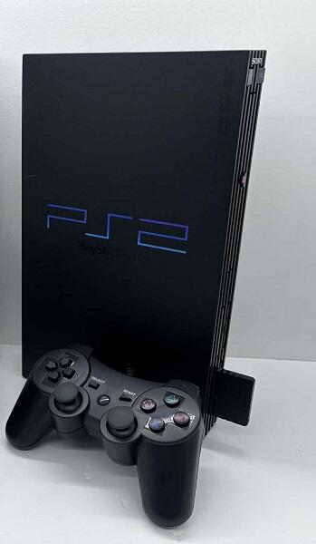 PLAYSTATION 2 MODEL 1 BLACK + 1 CONTROLLER (used)