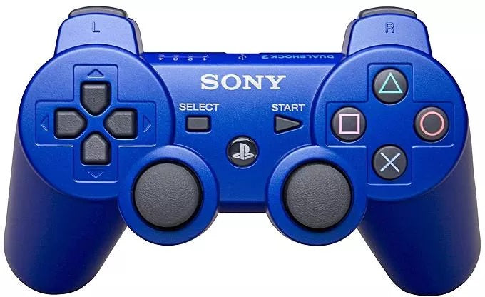 CONTROLLER BLUE SONY (WITH BOX) (PS3) (usagé)