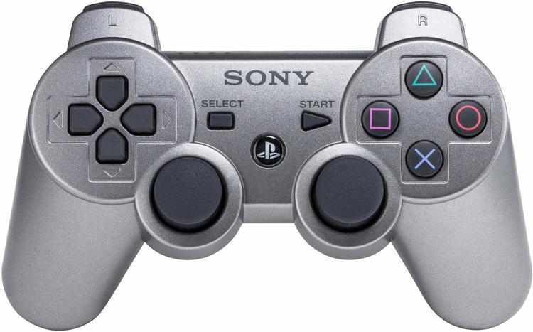 CONTROLLER GREY METALLIC SONY (PS3) (usagé)