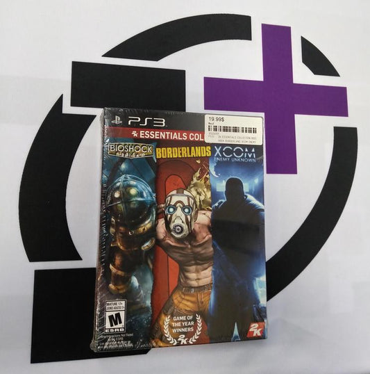 2K ESSENTIALS COLLECTION BIOSHOCK BORDERLAND XCOM ENEMY UNKNOWN (COMPLETE IN BOX) (usagé)
