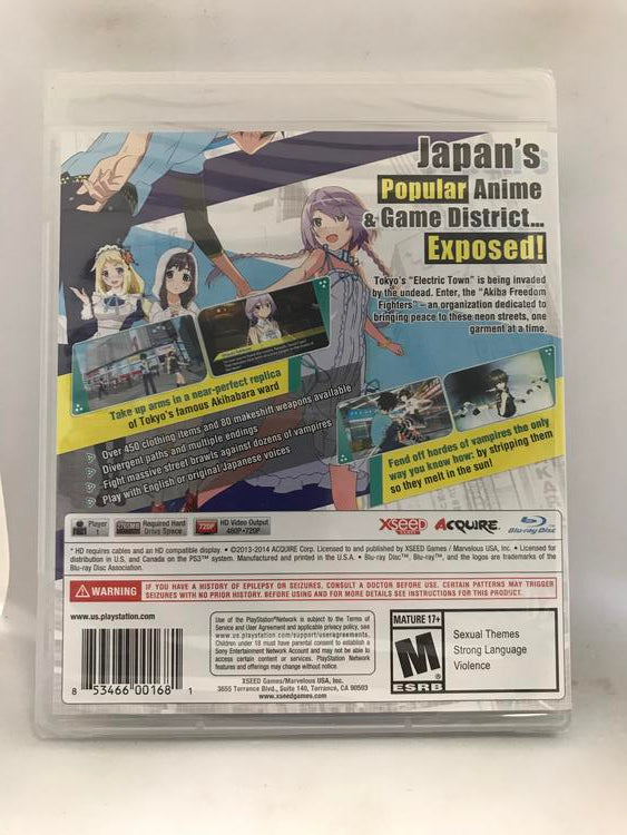 AKIBA'S TRIP UNDEAD AND UNDRESSED (COMPLETE IN BOX) (usagé)