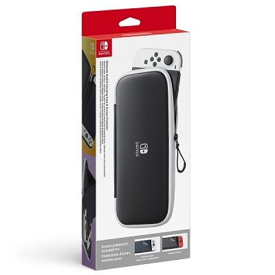 CARRY CASE AND SCREEN PROTECTOR FOR (SWITCH OLED) (usagé)
