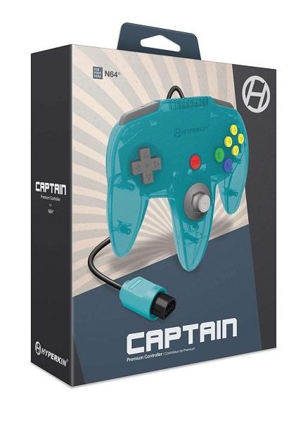 CONTROLLER CLEAR TEAL JOBBER (N64) (usagé)