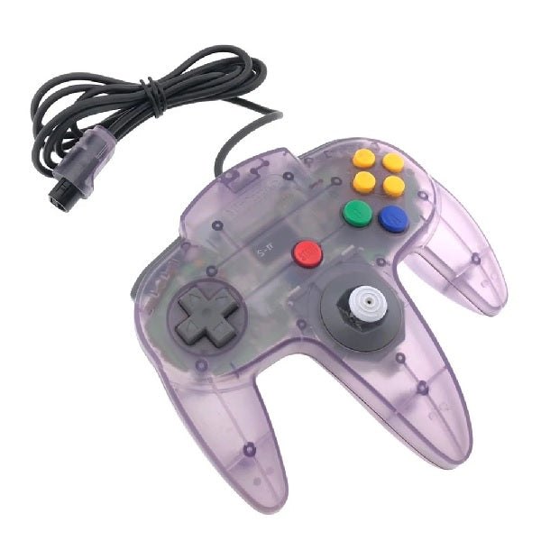 CONTROLLER ATOMIC PURPLE NINTENDO (N64) (usagé)
