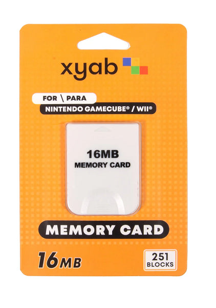 MEMORY CARD 16MB / 251 BLOCKS XYAB (GAMECUBE) (usagé)