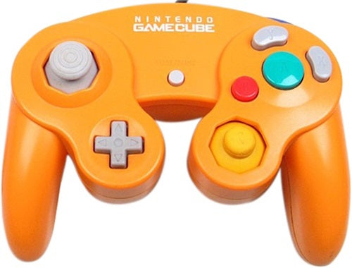 CONTROLLER ORANGE NINTENDO (GAMECUBE) (usagé)