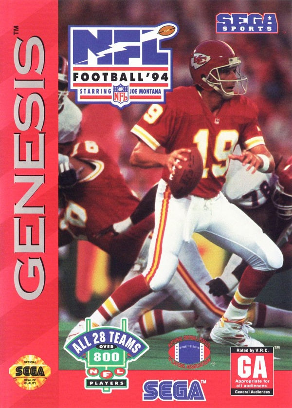 NFL FOOTBALL '94 STARRING JOE MONTANA (WITH MANUAL) (usagé)