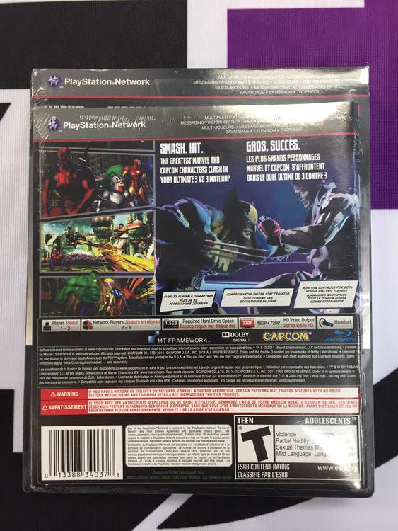 MARVEL VS. CAPCOM 3 FATE OF TWO WORLDS SPECIAL EDITION (COMPLETE IN BOX)